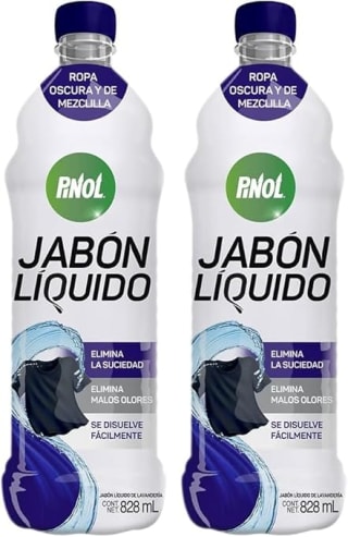 Jabón Lavandería Pinol 828ml x2 por $43 | Amazon