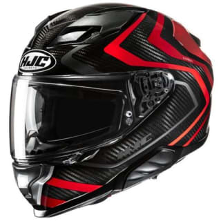 Casco integral HJC F71 CARBON - NEVIO - Negro / Rojo por 260.10€