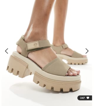 Timberland Everleigh Sandalias Piedra con Plataforma por 30,19€