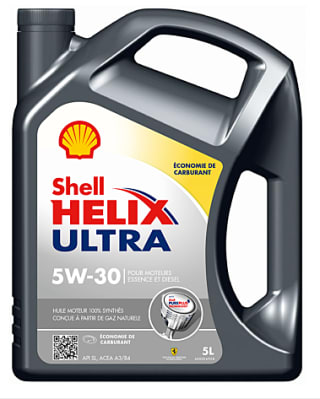 Huile moteur 5W30 Shell Helix Ultra 5L à 23,34€