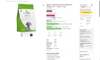 Nupec Perro Adulto 15kg por $1,014 | Oferta Amazon