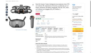 DJI Avata 2 Vuelo Inteligente por $11,149 | Oferta Amazon