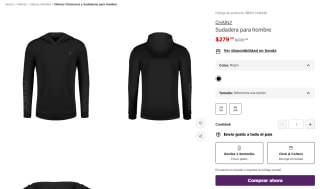Sudadera Charly para hombre por $280 | Oferta Suburbia