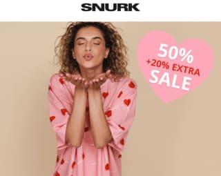 20% extra korting (bovenop 50% korting) op alle Lollipop Love pyjama's bij SNURK