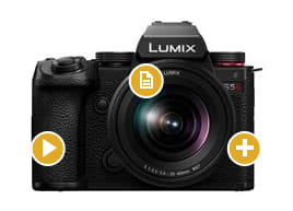 Appareil photo hybride Panasonic Lumix S5 Mark II à 12€