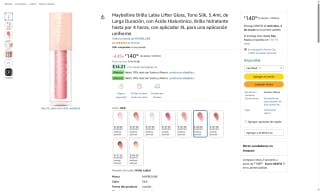 Maybelline Brillo Labia Lifter Gloss 5.4ml por $140 | Amazon
