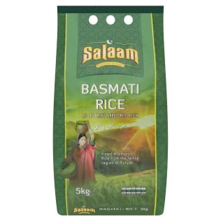 Salaam 5kg Basmati Rice - £5.50 Nectar Price