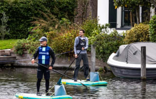 Gratis sup-les en de natuur schoner maken in Zoetermeer, Lemmer, Veenendaal