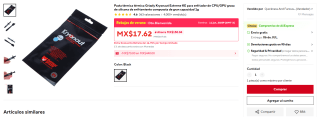 Pasta Térmica Grizzly Kryonaut por $71 | AliExpress