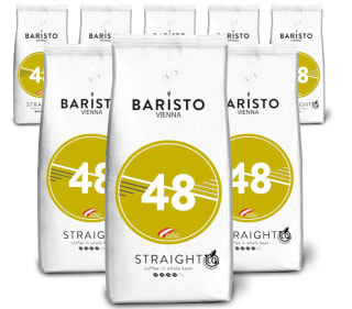 Pack 8 x 1kg de Baristo 48° STRAIGHT - Mezcla armoniosa, rica en aroma por 65.62€