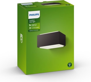 Philips Hedgehog Wandlamp - Antraciet - 1x42W voor €20,83 bij Amazon