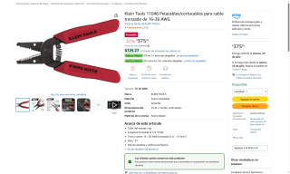 Pelacables Klein Tools 11046 por $376 | Oferta Amazon