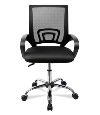 DASCK Silla Escritorio Ergonómica oficina de Malla Altura Ajustable por 23,56€