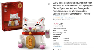 LEGO 40813 Seasons And Occasions Gelukskatje voor €23,95 bij Amazon