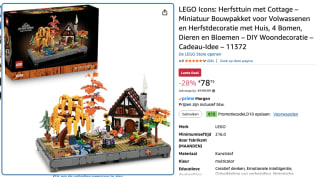 LEGO Icons: Herfsttuin met Cottage voor €68,75 dmv code bij Amazon