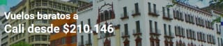 Vuelos baratos a Cali desde $210.146 Disponible solo en TurismoCity, Chile