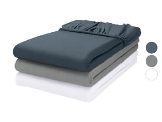 LIVARNO® Drap-housse en jersey, 140-160 x 200 cm. à 4,49€