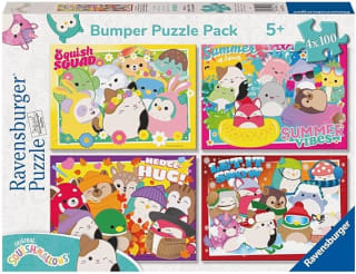 Squishmallows Puzzel 4-in-1, 100 stukjes voor €7,52 bij Amazon