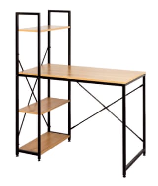 Escritorio con estantería 3 estantes por 36.28€