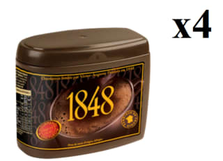 4 x Poulain 1848 Cacao en Polvo 52% 450g Importado Francia Sabor Intenso por 15.96€