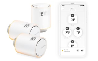 Pack 3 Têtes Thermostatiques Connectées et Intelligentes Netatmo à 149,99€