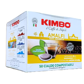 Kimbo Amalfi Café 100% Arábica en Monodosis ESE 44 mm 50 unidades por 7.99€
