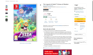 The Legend of Zelda: Echoes of Wisdom por $739 | Oferta Amazon