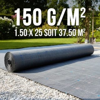 MGS Géotextile 150 g/m² (1,5 × 25 m) pour 40€