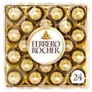 Ferrero Rocher Milk Chocolate Hazelnut Pralines Gift Box of Chocolates 24 Pieces 300g