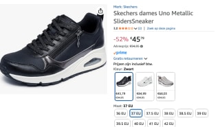 SKECHERS Sneakers laag 'UNO' ivoor €45,79 bij Amazon