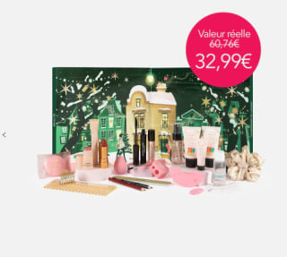 Calendrier de l'Avent beauté à 23,09€