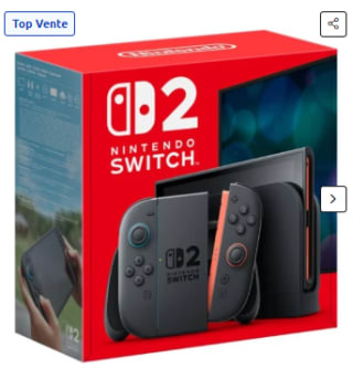 Console Switch 2 NINTENDO à 419,99€