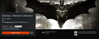 Batman: Arkham Collection por $122 | PlayStation Store