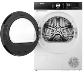 HISENSE DH3S802BW2 - Warmtepompdroger - 8 kg - 64 dB voor €419 bij Bol