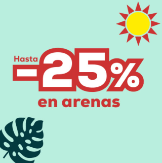 -25% de Descuento en Alimentación y Arenas en Kiwoko.