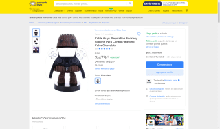 Sackboy Soporte Control/Teléfono $479 | Oferta Mercado Libre
