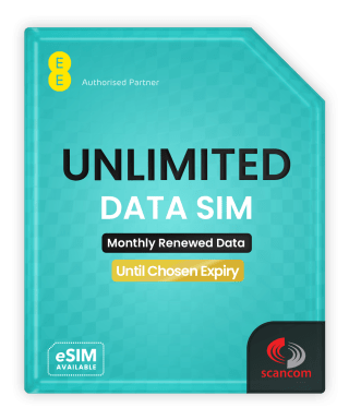 EE Unlimited 5G Data SIM Until March 2028 for £198 with Code