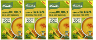 4 Bricks de Knorr Crema de Calabaza 500ml por 4.79€