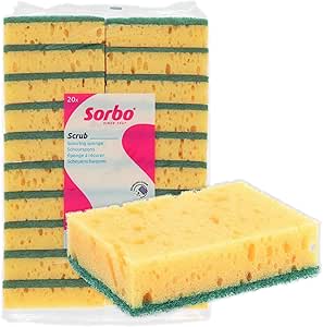 10 Stuks Sorbo schuursponsjes voor €2,95 bij Amazon