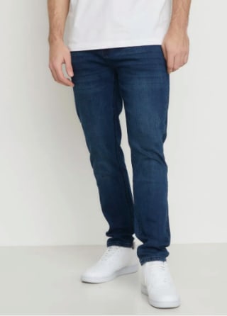 Jeans Skinny Fit Bearcliff Hombre Algodón Tiro Regular por solo $7.990 en Falabella