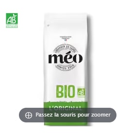 Café moulu pour professionnels Bio 250g Méo Classique à 5,50€