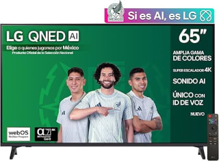 LG Smart TV 65" QNED AI por $7,267 | Amazon (BBVA MSI)