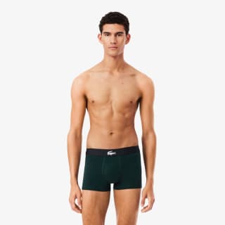 Lot de 3 boxers courts coton stretch Lacoste pour 27€ à La Redoute