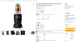Nutribullet NB9-0904AK-DL Personal Blender por $1,190 en Amazon