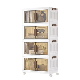 SONGMICS 4 Pack Stackable Storage Boxes with Code for £16.99