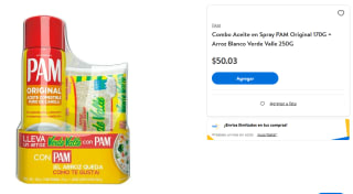 Combo PAM + Arroz por $50 | Oferta Walmart