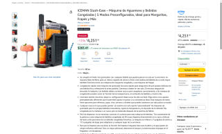 Máquina Slush-Ease por $4,251 | Oferta Amazon