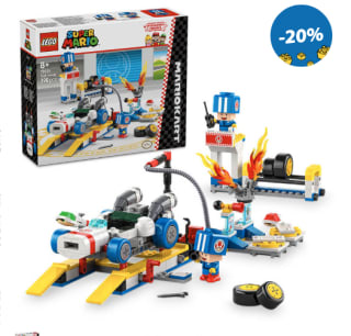 LEGO Super Mario - Toad's Garage voor €25 bij de Mediamarkt