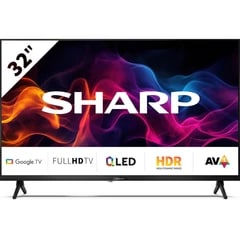 Sharp 32GF3265 - 32 inch Full-HD QLED televisie met Google TV voor €129 bij joybuy