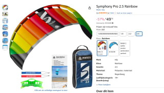 HQ Symphony Pro 2.5 Rainbow voor €49,72 bij Amazon